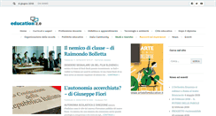 Desktop Screenshot of educationduepuntozero.it